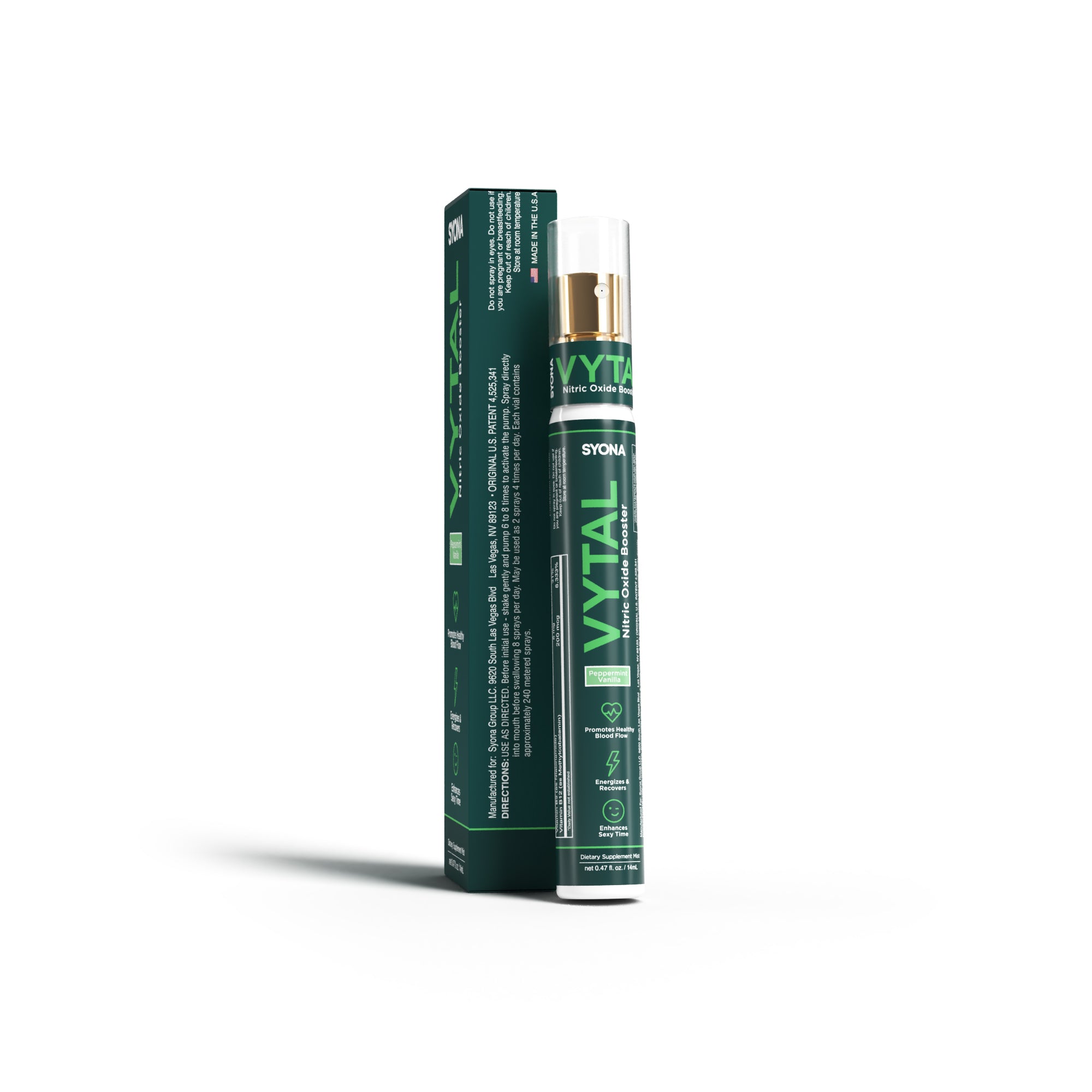 VYTAL: Spray de Aumento de Óxido Nítrico